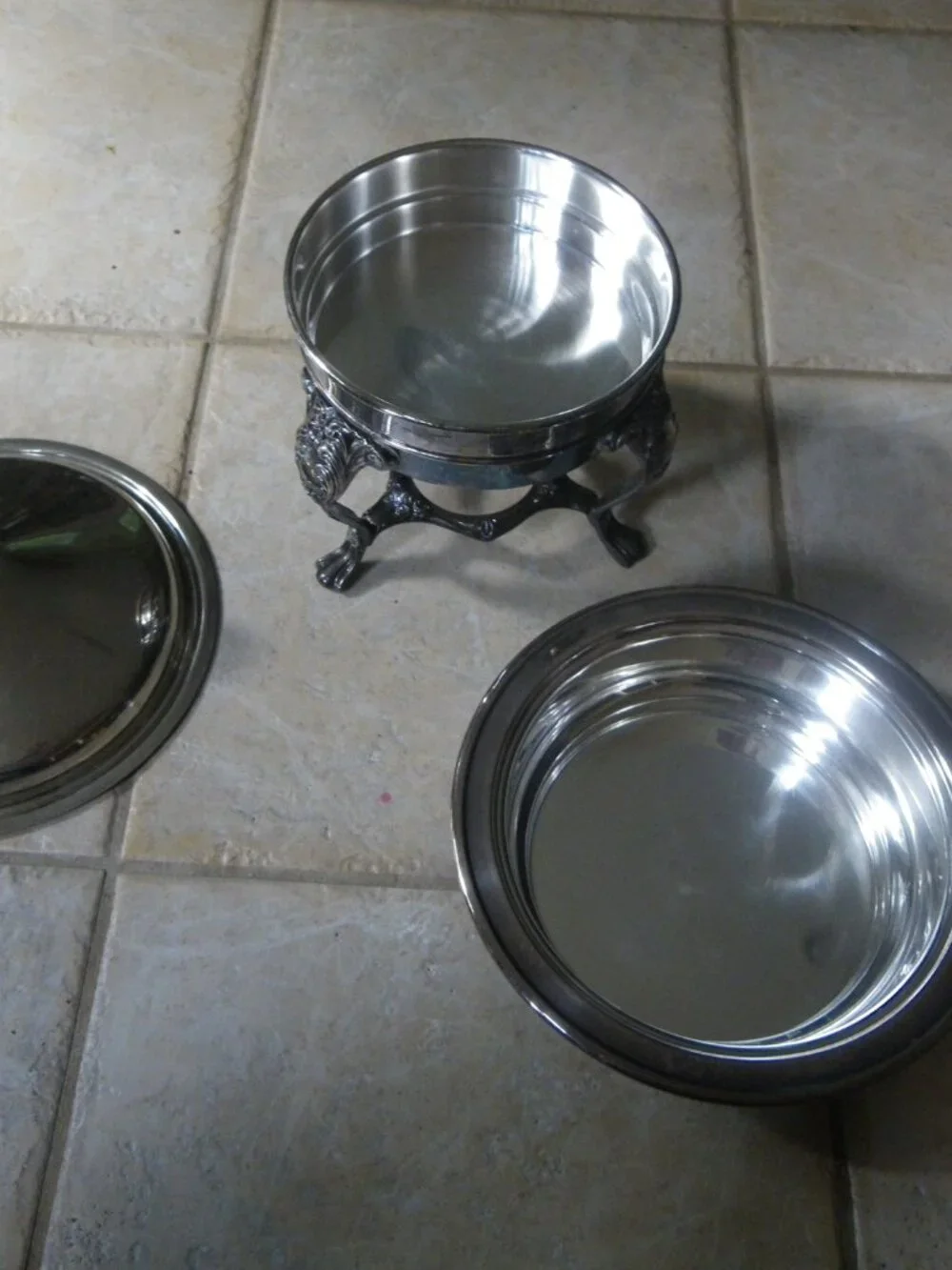 Vintage Silver Plate Elegant Classic Serving Warm Covered Bowl